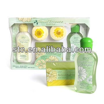 5pcs travel body care bath gift set