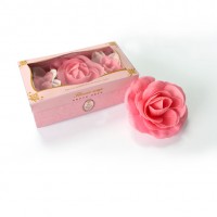 15g paper bath rose soap gift