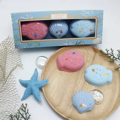 Personal care bath bubble lovely animal kids bath bomb gift set