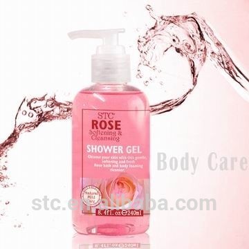 Herbal natural bath private label shower gel