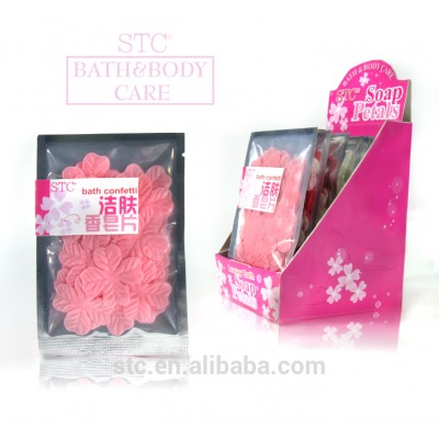 Fragrance romantic scented bath spa confetti flower paper soap  petal