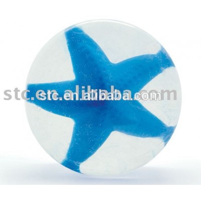 Decorative glycerine transparent soap for gift