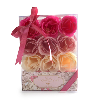 Bath flower soap wedding favors for promotional gift